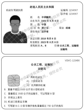 老挝驾照翻译,老挝驾照换中国驾照,老挝驾照换国内驾照.png