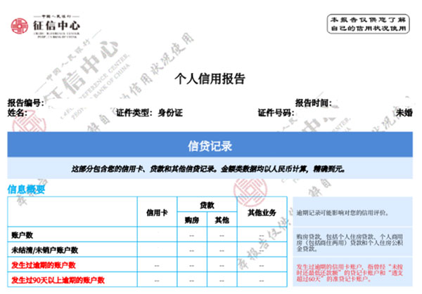 中国人民银行征信中心个人信用报告翻译成英文.jpg