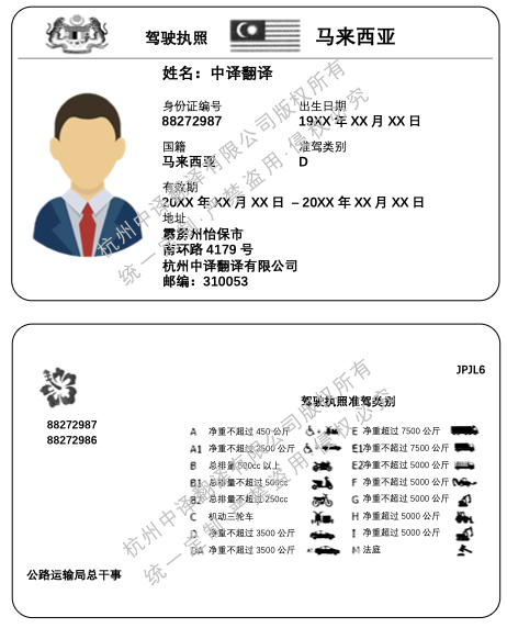 新版马来西亚驾照翻译成中文模板.png