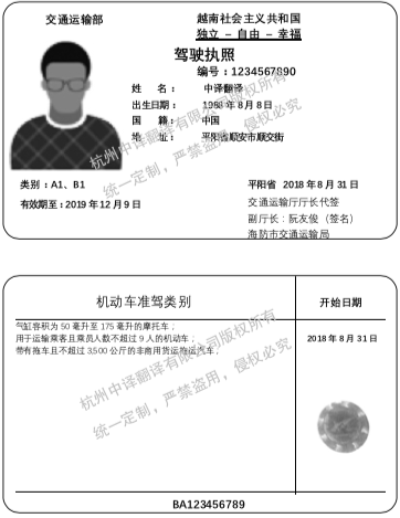 越南驾照翻译模板.png