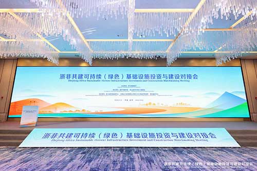 浙非共建可持续（绿色）基础设施投资与建设对接会中英文同声传译