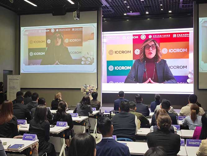 国际文化财产保护与修复研究中心总干事阿鲁娜·古吉拉尔视频致辞.jpg