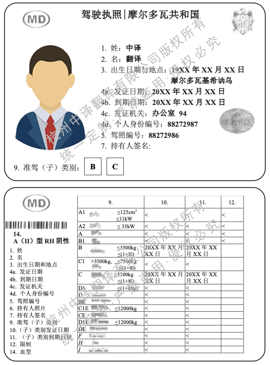 摩尔多瓦共和国驾照翻译模板.png