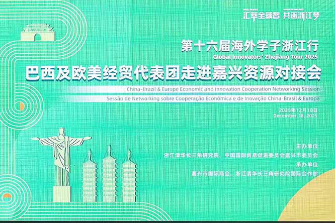 巴西及欧美经贸代表团走进嘉兴资源对接活动中英文同声传译